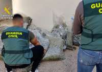La Guardia Civil desmantela un grupo dedicado al cultivo y elaboración de drogas con una de sus bases en Sagunto