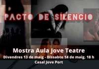 El Aula Jove de Teatre de Sagunto finaliza el curso con la interpretación de la obra Pacto de Silencio