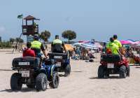 La Policía de Playas de Sagunto realiza casi 4.000 servicios durante la campaña estival de este año