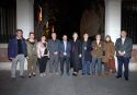 Los representantes de los municipios junto al conseller de Cultura, Vicent Marzà