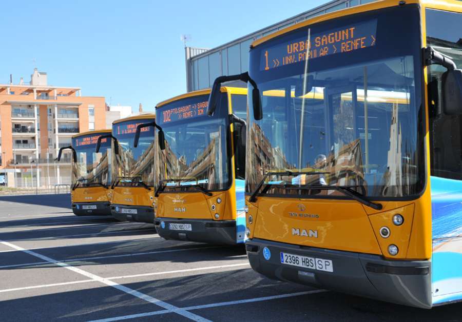 La ampliación del servicio de autobuses entre Sagunto y Valencia se anunció en enero, pero, de momento, sigue pendiente