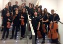 Integrantes de la Jove Orquestra de la Lira Saguntina