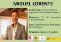 Miguel Lorente impartirá una conferencia en el Teatro de Begoña de Puerto de Sagunto