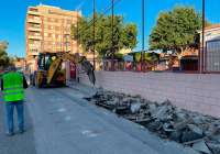 Las obras en esta calle de Puerto de Sagunto ya se han iniciado
