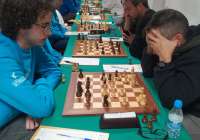El Maestro Internacional del Escacs Morvedre, Íñigo López, durante la partida ante Alexis Cabrera del Mislata