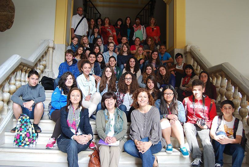 Estudiantes de Alemania y Portugal visitan Sagunto en el marco del proyecto Comenius Regio de ciudades europeas
