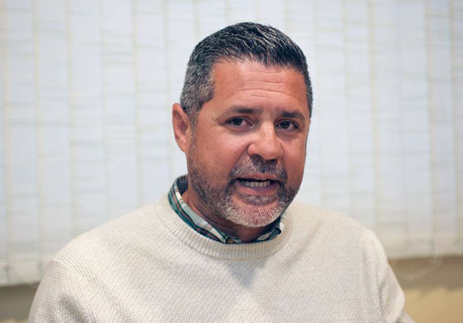 El candidato a la Alcaldía por Contigo Sagunto-Puerto, Carlos López