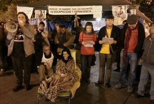 Dolors Carrasquilla cumple dos meses de protesta en Valencia