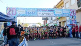Ouais Zitane y Fátima Ayachi vencen en la Mitja Marató La Vall de Segó