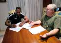 El jugador cubano, Guillermo Corzo, ha firmado su renovación con el club rojiblanco