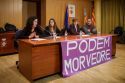 Imagen de la última asamblea de Podem Morvedre celebrada en el Centro Cívico de Puerto de Sagunto