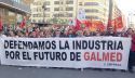 Momento de la manifestación de ayer en Valencia