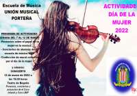 La Unión Musical Porteña ofrece un concierto con motivo del Día Internacional de la Mujer