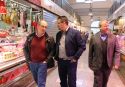 Los representantes municipales visitaron las obras del mercado municipal de Puerto de Sagunto