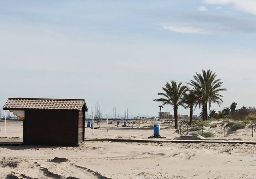 Imagen de archivo de la playa de Canet d&#039;en Berenguer
