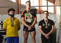 El haltera de Puerto de Sagunto, Sergio Munuera, logra tres medallas de bronce en el Campeonato de España Junior