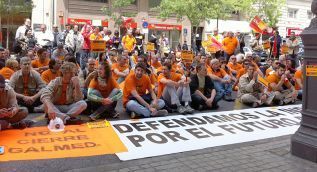 La manifestación de Madrid repetirá el mismo esquema que la exitosa sentada en Valencia