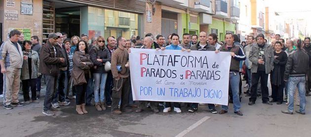 La Plataforma de parados organiza una manifestación el próximo día 18 en Puerto de Sagunto