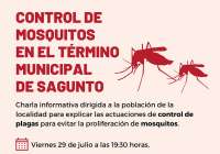 El Ayuntamiento reúne este viernes al vecindario de Almardà en una charla-taller sobre consejos para el control de mosquitos