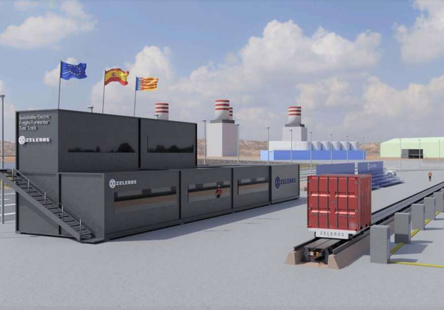 Imagen del proyecto que quiere llevar a cabo la empresa ZELEROS en el puerto de Sagunto