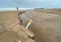 La mayor parte de los daños se ha registrado en la playa