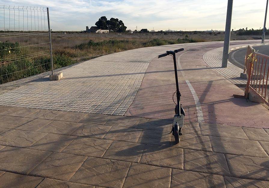 La insfraestructura de carriles bici en el municipio de Sagunto es bastante deficiente