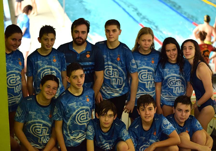 Los jóvenes deportistas que participaron en el campeonato autonómico