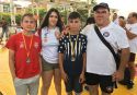Deportistas del Club de Lluita Camp de Morvedre que acudieron a Barcelona