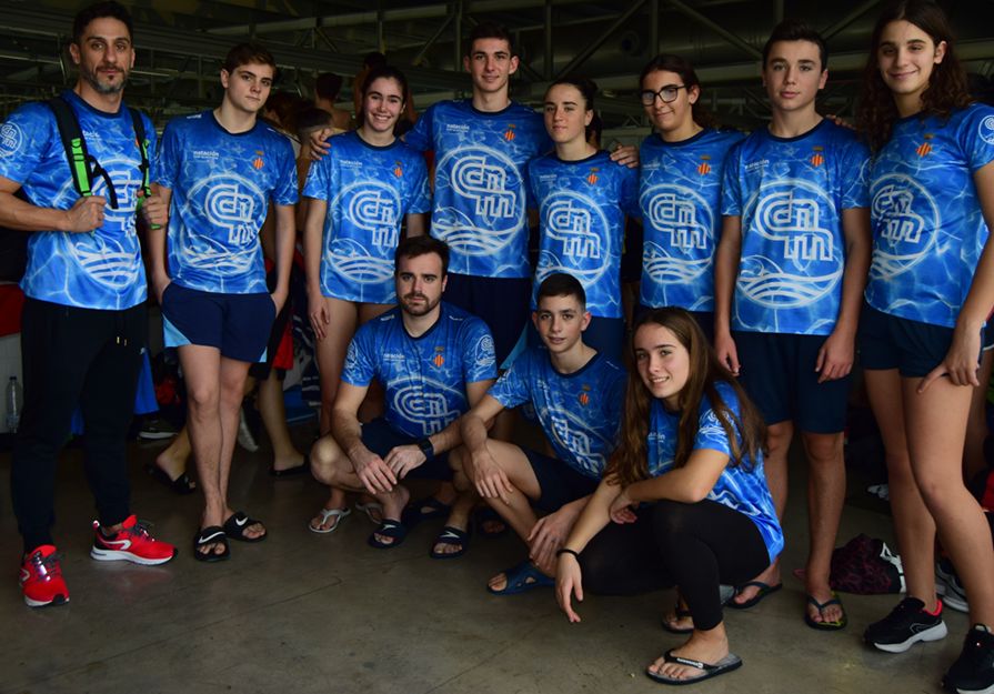 Los nadadores del Acuático Morvedre que participaron en este trofeo celebrado en Castellón