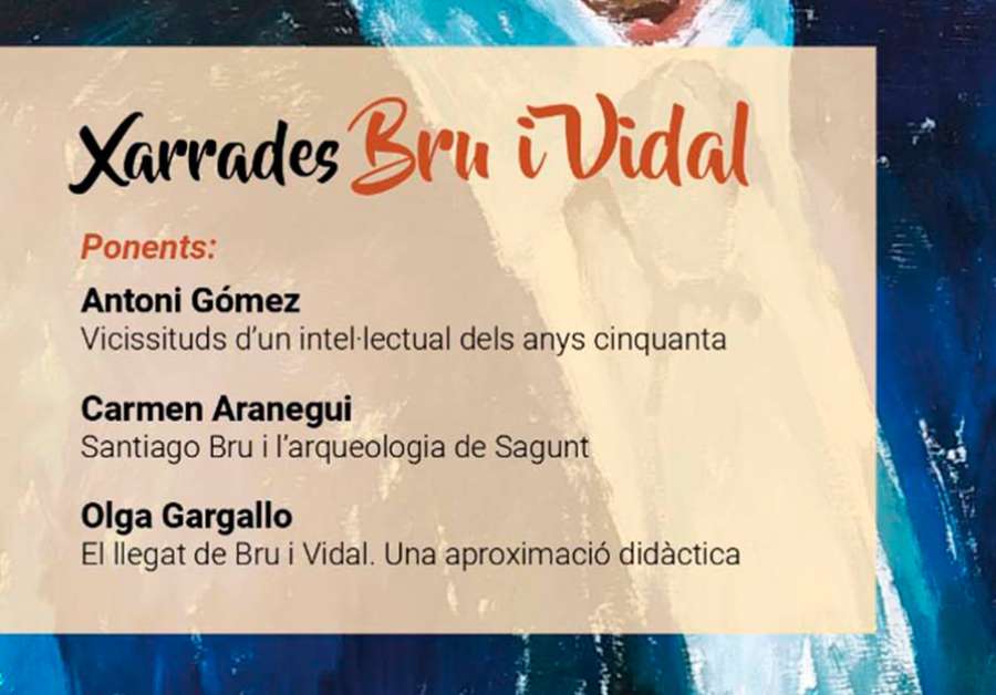 El Ayuntamiento de Sagunto organiza un ciclo de conferencias con motivo del centenario de Bru i Vidal