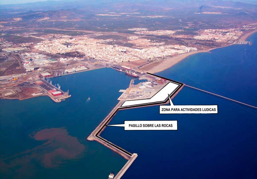 Imagen del proyecto que propondrá Cs Sagunto a la Autoridad Portuaria de València