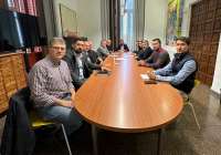 Representantes del comité de empresa de Thyssenkrupp Galmed y de CCOO se reúnen con la junta de portavoces del Ayuntamiento de Sagunto