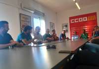 Representantes sindicales se reunieron con el alcalde y otros integrantes de la candidatura socialista