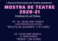 La Escuela Municipal de Teatro de Sagunto realizará su muestra final de curso con tres ejercicios escénicos diferentes