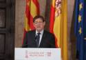 El presidente de la Generalitat, Ximo Puig, en su comparecencia ante los medios de la pasada semana