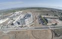 Imagen aérea del nuevo centro comercial L’Epicentre que abrirá sus puertas la próxima semana en Puerto de Sagunto