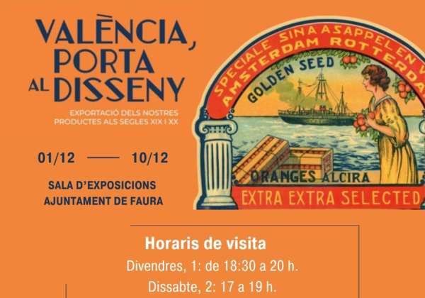 Faura acoge una exposición única sobre el diseño en las exportaciones valencianas