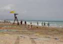 Zona de la playa de Canet d&#039;en Berenguer donde se ha producido este rescate