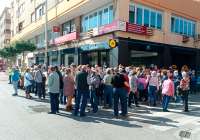 Protesta ciudadana en Puerto de Sagunto para reclamar la reapertura de sucursales bancarias