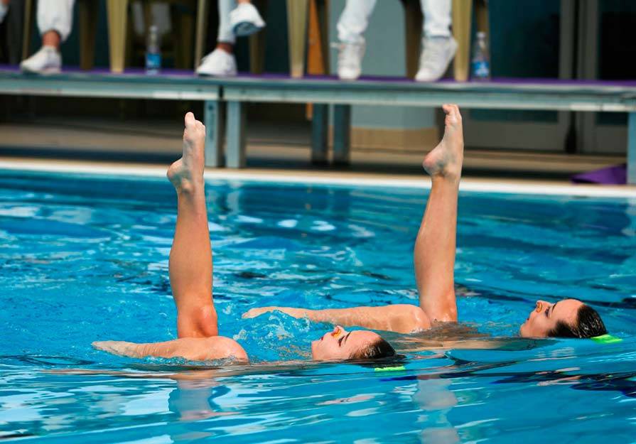 Las nadadoras del Sincro CN Acuático Morvedre volverán este sábado a la competición