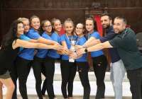 Recepción al equipo junior del Club Gimnasia Sagunto tras lograr el campeonato de España