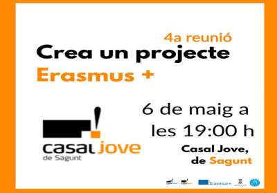 El Casal Jove de Sagunto acogerá este viernes la charla ‘Crea un proyecto Erasmus+’