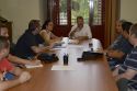 El Comité de Empresa de Tumesa junto a los miembros del equipo de gobierno