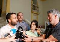 El alcalde de Sagunto, Darío Moreno, ha atendido este viernes a los medios de comunicación