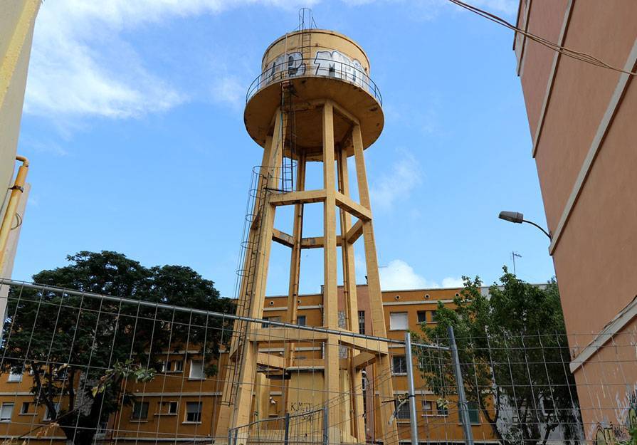 El Ayuntamiento de Sagunto ha declarado en ruina el depósito elevado de agua del barrio de Churruca