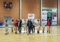 Las jugadoras de El Cortijo Andaluz Puerto tras el encuentro disputado este domingo