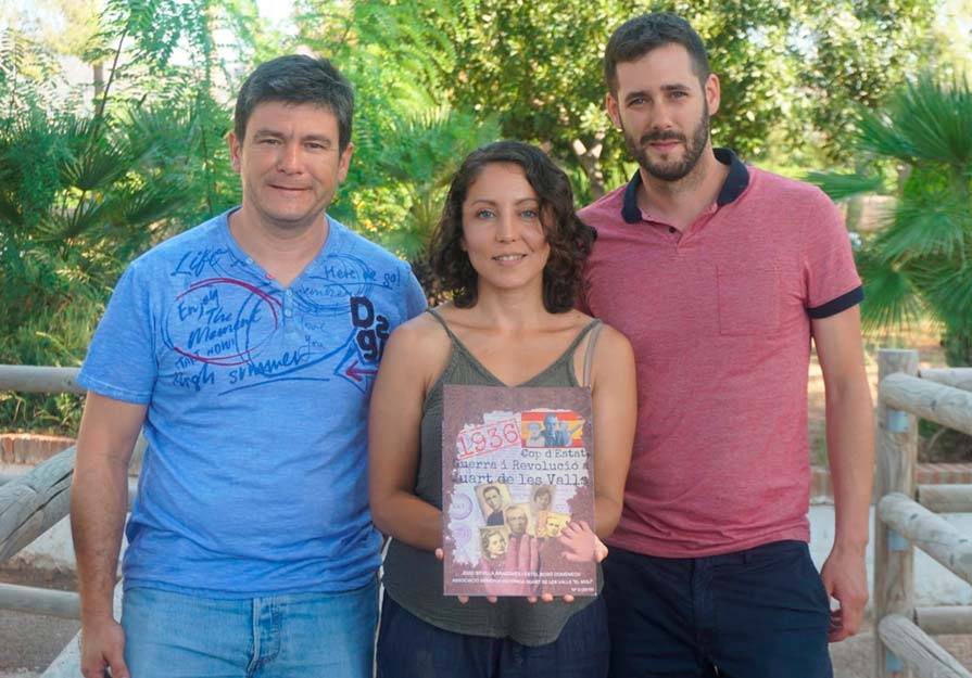 Los tres autores de este nuevo libro, Toni Folguera, Estel Boló y José Sevillà