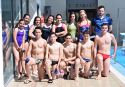 Los nadadores que participaron en la jornada del pasado sábado