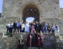 Los representantes de las agencias de viaje en el castillo de Sagunto