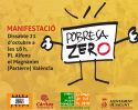 La plaza de La Moreria acogerá una concentración por la Pobreza Cero mañana viernes